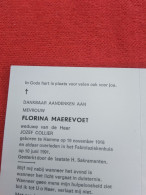 Doodsprentje Florina Maerevoet / Hamme 19/11/1916 - 10/6/1991 ( Jozef Collier ) - Godsdienst & Esoterisme