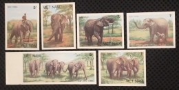 Vietnam Viet Nam MNH Imperf Stamps 1986 : Asian Elephants / Elephant (Ms511) - Vietnam