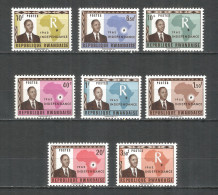 Rwanda 1962 Year ,mint Stamps MNH(**) Mi.# 1-8 A - Unused Stamps