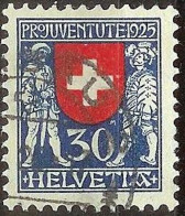 Schweiz Suisse Pro Juventute 1925: "Soldaten" Zu 36 Mi 217 Yv 221 Mit Stempel GERSAU ?.XII.25 (Zumstein CHF 16.00) - Gebraucht