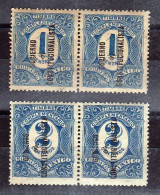 MEXIQUE - TIMBRES TAXE N° 6 ET 7 (Y&T) X 2 -SURCHARGE  K- NEUFS SANS CHARNIERES ** - Mexico