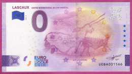 0-Euro UEBA 2022-8 LASCAUX - CENTRE INTERNATIONAL DE L'ART PARIÉNTAL - Prove Private