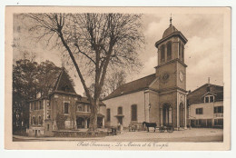 Petit-Saconnex - La Mairie Et Le Temple - Belle CPA 1921  Animée - Andere & Zonder Classificatie