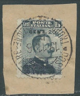 1916 LEVANTE SCUTARI D'ALBANIA USATO 20 CENT SU 30 PA SU 15 CENT - SV26-4 - Uffici D'Europa E D'Asia