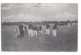 BRIE  [16] Charente - Camp De La Braconne - Batterie Au Repos - CPA De 1908 - Militaires - Animée - RARE - Manovre