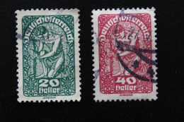 1920 Mi AT 263x 20 HELLER ET Mi AT269x 40 HELLER - Used Stamps