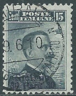 1909-11 LEVANTE SMIRNE USATO 30 PA SU 15 CENT - RB37-9 - European And Asian Offices
