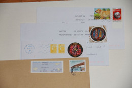 Lettres France, Timbres Oblitérés N°4545, N°4550, N°4549, N°4544, N°150 (timbre De Service), 2011 - 1961-....