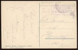 TRIEST WWI Postcard With Spalatoa Warship Cancellation - Neufs