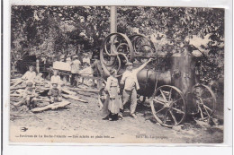 HAUTE-VIENNE : Env. La Roche-l'abeille, Une Scierie En Plein Bois - Très Bon état - Autres & Non Classés