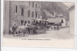 CHAMONIX : Diligence De Chamonix Au Chatelard - Très Bon état - Chamonix-Mont-Blanc