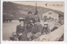 LYON : Gare, Bois, Personnages - Très Bon état - Sonstige & Ohne Zuordnung