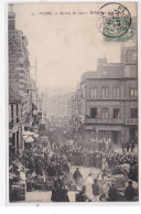 FLERS : Grèves De 1907, Défilé Des Grévistes, Grand Bazar De Flers - Très Bon état - Flers