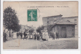 St-MAURICE-en-GOURGOIS : Place De La Bascule - Très Bon état - Autres & Non Classés