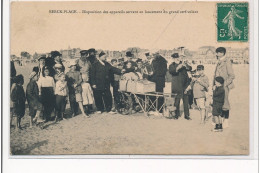 BERCK-PLAGE : Disposition Des Appareils Servant Au Lancement Du Grand Cerf-volant - Etat - Berck