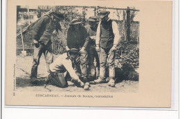 CONCARNEAU : Joueurs De Boules, Contestation - Tres Bon Etat - Concarneau