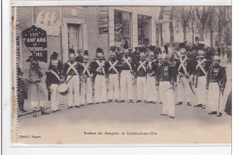 CHATEAU-du-LOIR : Cavalcade, Fanfare Des Pompiers De Lichebock-sur-l'ile - Tres Bon Etat - Chateau Du Loir