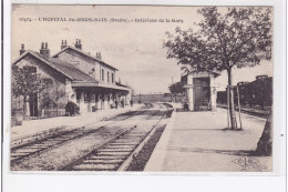 L'HOPITAL Du-GROS-BOIS : L'hopital Du Gros Bois, Interieur De La Gare - Tres Bon Etat - Autres & Non Classés