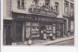 MORLAIX : La Maison De La Carte Postale 6 Rue Gambetta Librairie A St-martin Papeterie Von Jean Relieur - Tres Bon Etat - Morlaix