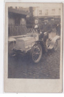 PARIS : Carte Photo D'une Automobile Conduite Par Une Femme - Bon état (un Petit Pli D'angle) - Trasporto Pubblico Stradale