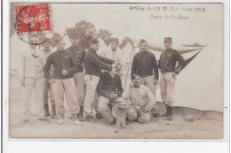 CAMP DE CHALONS : Carte Photo D'un Barbier (militaire En 1912) - Très Bon état - Camp De Châlons - Mourmelon