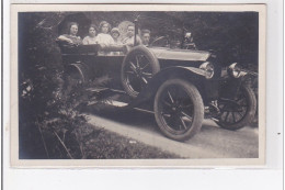 Carte Photo D'une Automobile En Forêt De MACHY En 1925 (second Cliché Différent)- Très Bon état - Other & Unclassified
