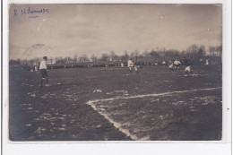 LANGRES : CARTE PHOTO D'UN MATCH DE FOOTBALL AU STADE DE LANGRES EN 1915 - Très Bon état - Langres