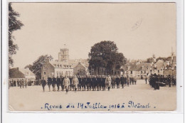 PLOERMEL : Carte Photo De La Revue Du 14 Juillet 1916 - Bon état (un Coin Plié) - Ploërmel