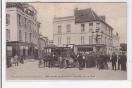 BEAUMONT-sur-OISE : L'autobus Sur La Place - Très Bon état - Beaumont Sur Oise