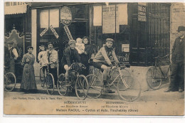 TINCHEBRAY : Maison RAOUL, Cycles Et Auto, Bicyclette Armor Et Alcyon - Etat - Autres & Non Classés