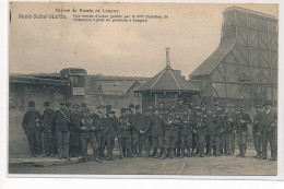 MONT-SAINT-MARTIN : Greves Du Bassin De Longwy, Une Entrée D'usine Gardée Par Le 9me Bataillon - Tres Bon Etat - Sonstige & Ohne Zuordnung