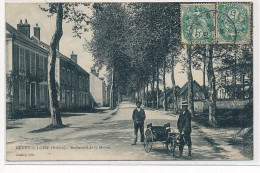 NEUVY-sur-LOIRE : Boulevard De La Mairie - Tres Bon Etat - Autres & Non Classés