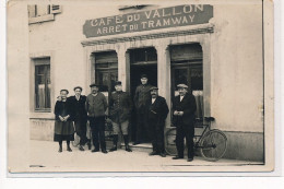 AUDINCOURT : Rue De Seloncourt (il N'y A Plus De Commerce Aujourd'hui), Cafe Du Vallon, Arret Du Tramway - Tres Bon Etat - Autres & Non Classés