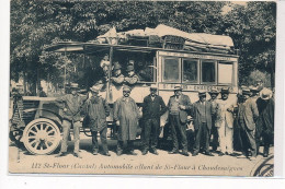 SAINT-FLOUR : Automobile Allant De Saint-flour à Chaudesaignes, Voiture - Etat - Saint Flour