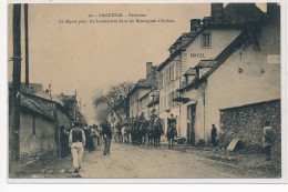 LAGUIOLE : Le Départ Pour Les Inventaires Dans Les Montagnes D'aubrac - Etat - Laguiole