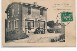 BELLEVILLE : Cafe-restaurant De La Moselle L. Williseck, Proprietaire - Etat - Autres & Non Classés