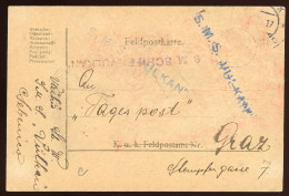 WWI Postcard With Vulkan Rare  Warship Cancellation - Nuevos