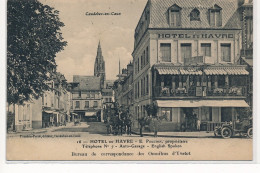 CAUDEBC-en-CAUX : Hotel Du Havre E. Pouchin, Proprietaire, Auto-garage, English Spoken - Tres Bon Etat - Caudebec-en-Caux