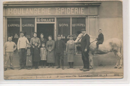 BESANCON : Boulangerie Epicerie E. Collet Farines Gaudes Sons Recoupes, Cheval - Tres Bon Etat - Besancon