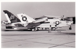 Photo Originale - Airplane - Plane - Aviation - Militaria - Avion Vought F-8 Crusader - 1946-....: Modern Tijdperk