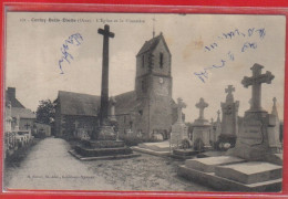 Carte Postale 61. Cerisy-Belle-Etoile  L'église Et Le Cimetière   Très Beau Plan - Andere & Zonder Classificatie