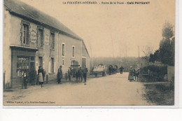 LA FERRIERE-BOCHARD : Route De La Pooté, Café Paysant - Tres Bon Etat - Andere & Zonder Classificatie