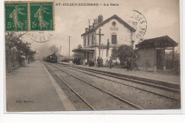 SAINT-JULIEN-ECUISSES : La Gare - Tres Bon Etat - Altri & Non Classificati