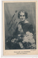 MMOSELLE : Mademoiselle Jane Champion Reine De La Moselle, 1922 - Tres Bon Etat - Andere & Zonder Classificatie
