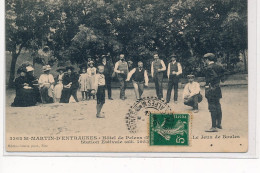 SAINT-MARTIN-D'ENTRAUNES : Hotel De Pelens, Le Jeux De Boules, Station Estivale - Tres Bon Etat - Sonstige & Ohne Zuordnung