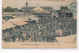 SAINT-PIERRE-sur-DIVES : Un Coin De La Foire De Pâques, Manege - Tres Bon Etat - Altri & Non Classificati