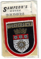 Ref 1 - Blason , écusson : Badges En Tissu . YORSHIRE , W.R . - Autres & Non Classés