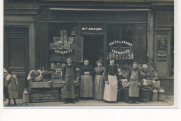 PARIS 15ème : Carte Photo De L'épicerie Bricard, Chocolat Des Gourmets Café Grains Trebucier  (20 Rue  De Lourmel) - TBE - Distretto: 15