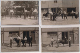 EPERNAY : Lot De 5cpa, Chevaux, Marechal-ferrand, Attelage - Tres Bon Etat - Epernay