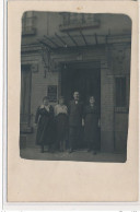 CARTE PHOTO A LOCALISER : Donjon Hotel Paris(?) - Etat - Photos